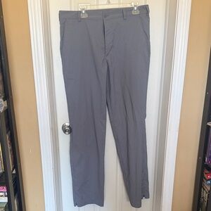Nike Men's Gray Pinstripe Dress Pants